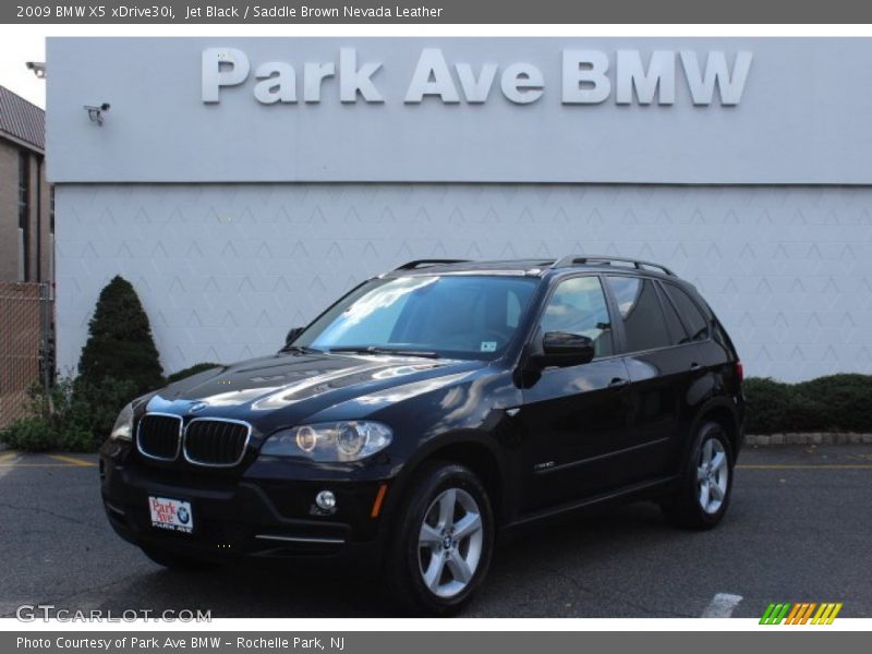 Jet Black / Saddle Brown Nevada Leather 2009 BMW X5 xDrive30i
