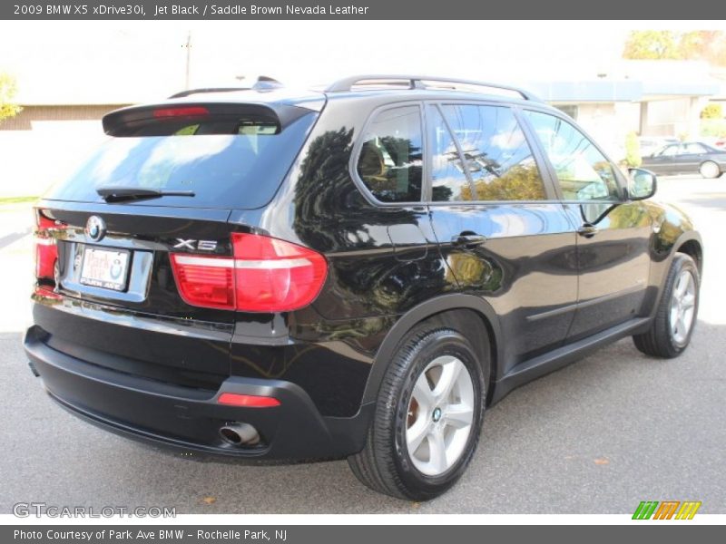 Jet Black / Saddle Brown Nevada Leather 2009 BMW X5 xDrive30i