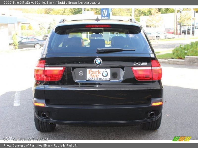 Jet Black / Saddle Brown Nevada Leather 2009 BMW X5 xDrive30i