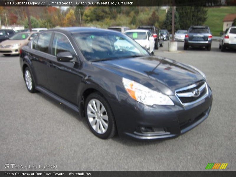 Graphite Gray Metallic / Off Black 2010 Subaru Legacy 2.5i Limited Sedan