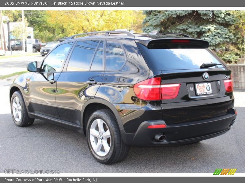 Jet Black / Saddle Brown Nevada Leather 2009 BMW X5 xDrive30i