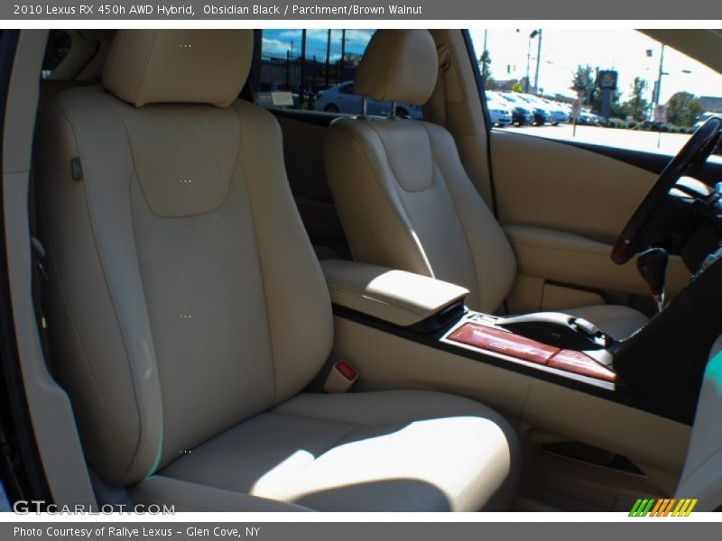Obsidian Black / Parchment/Brown Walnut 2010 Lexus RX 450h AWD Hybrid