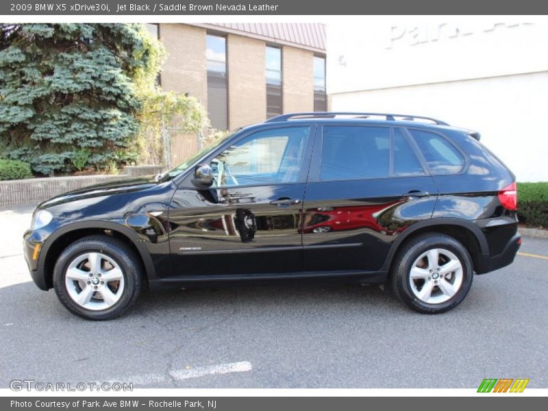 Jet Black / Saddle Brown Nevada Leather 2009 BMW X5 xDrive30i