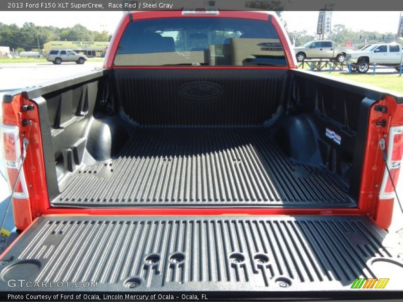 Race Red / Steel Gray 2013 Ford F150 XLT SuperCrew