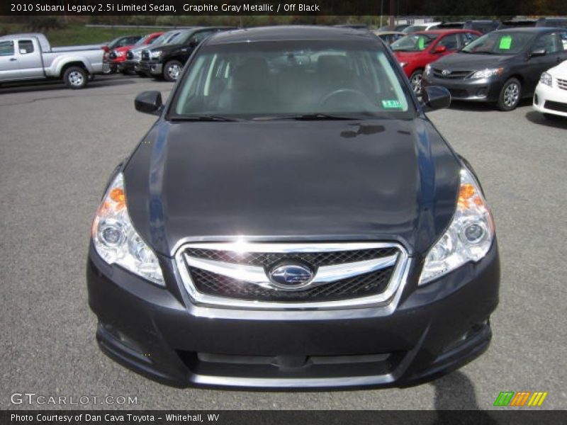 Graphite Gray Metallic / Off Black 2010 Subaru Legacy 2.5i Limited Sedan