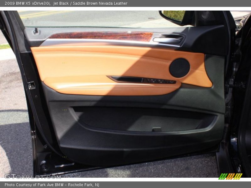 Jet Black / Saddle Brown Nevada Leather 2009 BMW X5 xDrive30i