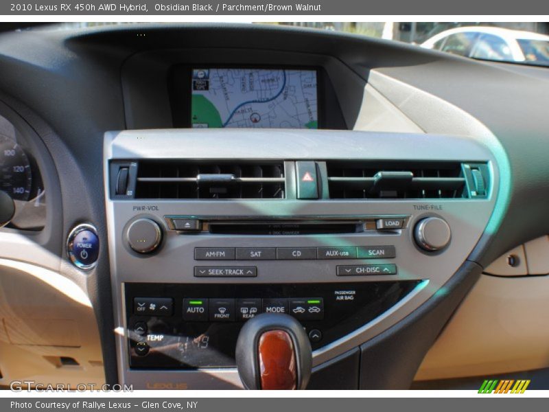 Obsidian Black / Parchment/Brown Walnut 2010 Lexus RX 450h AWD Hybrid