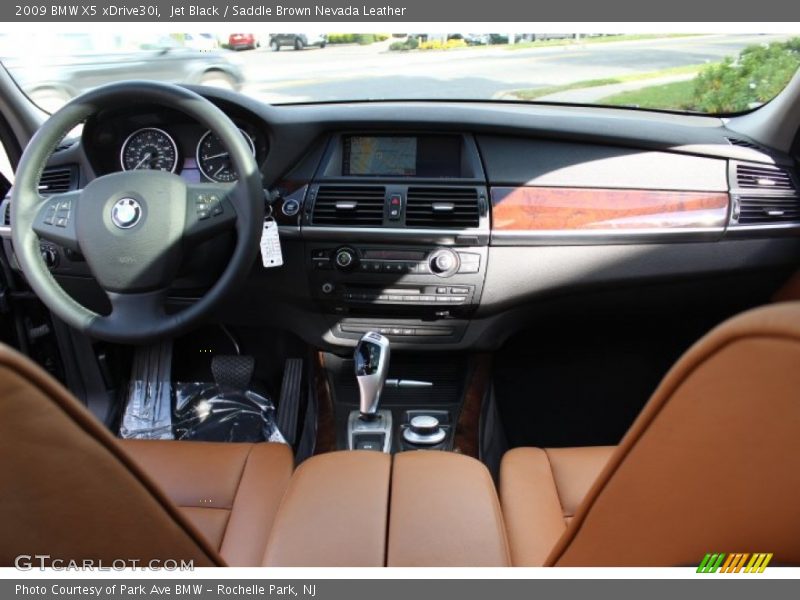 Jet Black / Saddle Brown Nevada Leather 2009 BMW X5 xDrive30i
