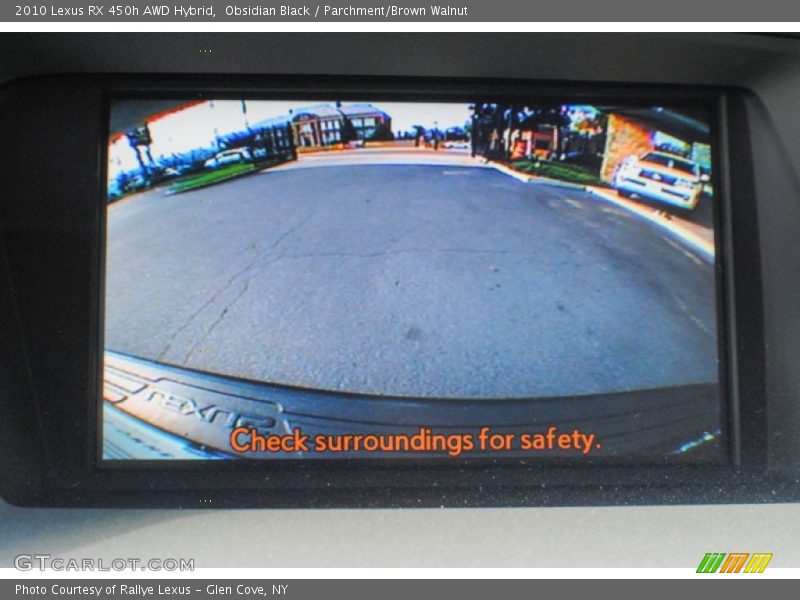 Obsidian Black / Parchment/Brown Walnut 2010 Lexus RX 450h AWD Hybrid
