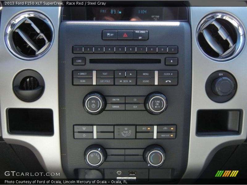 Race Red / Steel Gray 2013 Ford F150 XLT SuperCrew