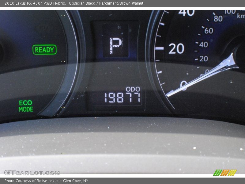 Obsidian Black / Parchment/Brown Walnut 2010 Lexus RX 450h AWD Hybrid