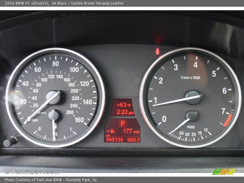 Jet Black / Saddle Brown Nevada Leather 2009 BMW X5 xDrive30i