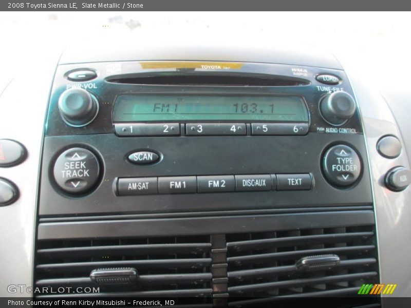 Slate Metallic / Stone 2008 Toyota Sienna LE