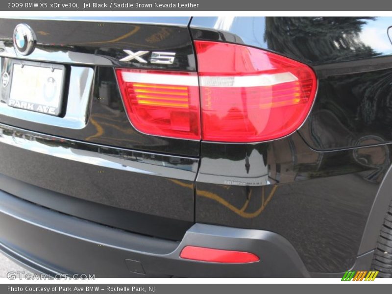 Jet Black / Saddle Brown Nevada Leather 2009 BMW X5 xDrive30i