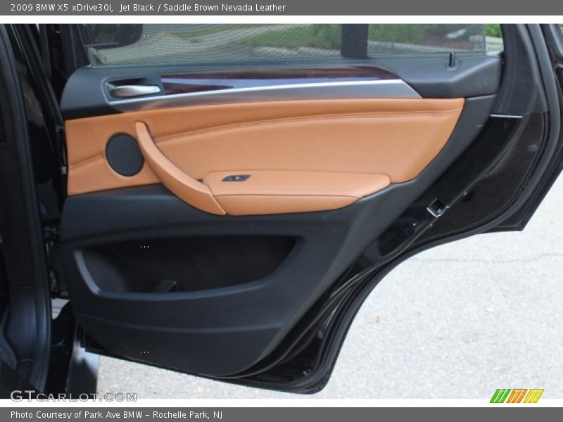 Jet Black / Saddle Brown Nevada Leather 2009 BMW X5 xDrive30i
