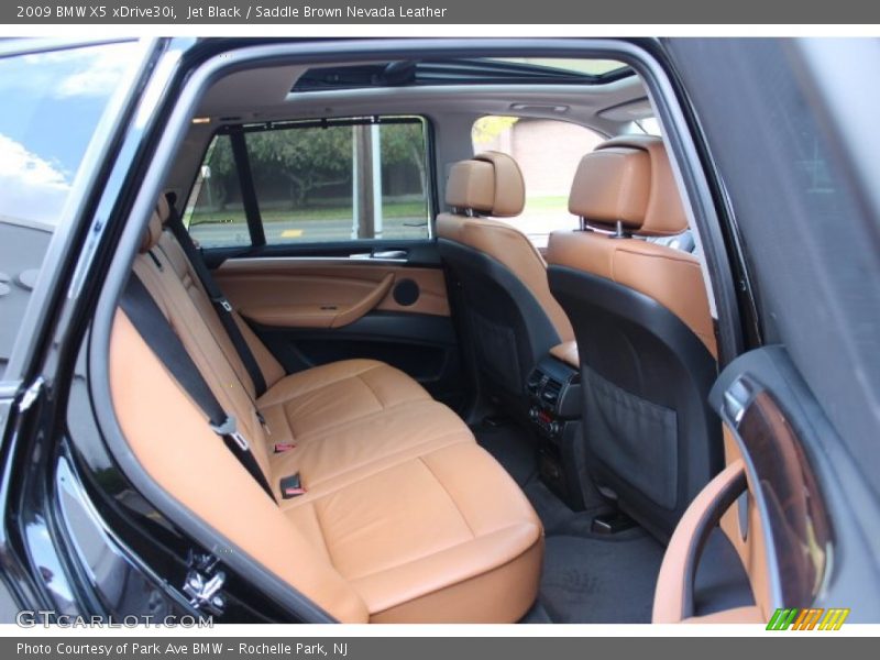 Jet Black / Saddle Brown Nevada Leather 2009 BMW X5 xDrive30i