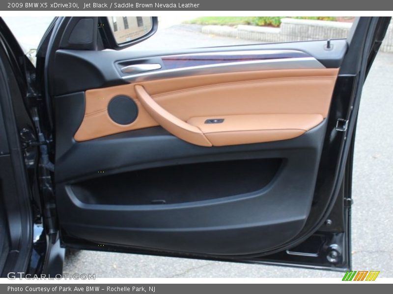 Jet Black / Saddle Brown Nevada Leather 2009 BMW X5 xDrive30i