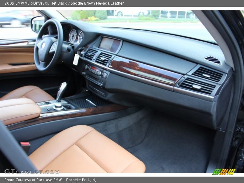 Jet Black / Saddle Brown Nevada Leather 2009 BMW X5 xDrive30i