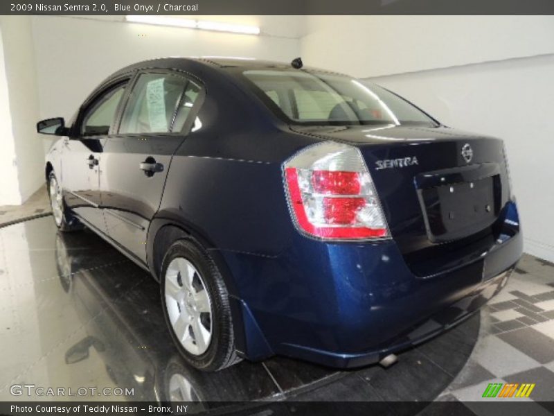Blue Onyx / Charcoal 2009 Nissan Sentra 2.0