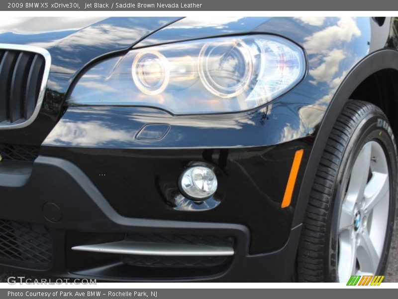 Jet Black / Saddle Brown Nevada Leather 2009 BMW X5 xDrive30i