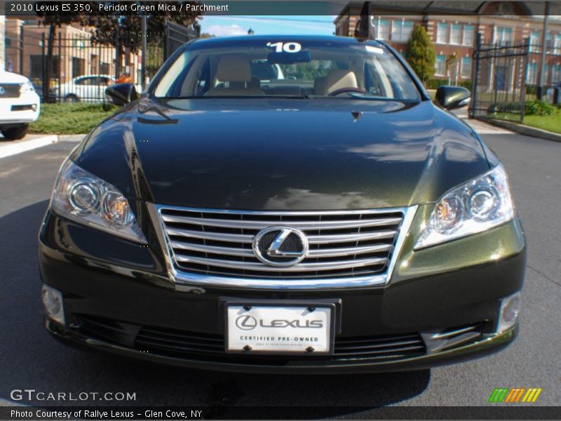 Peridot Green Mica / Parchment 2010 Lexus ES 350