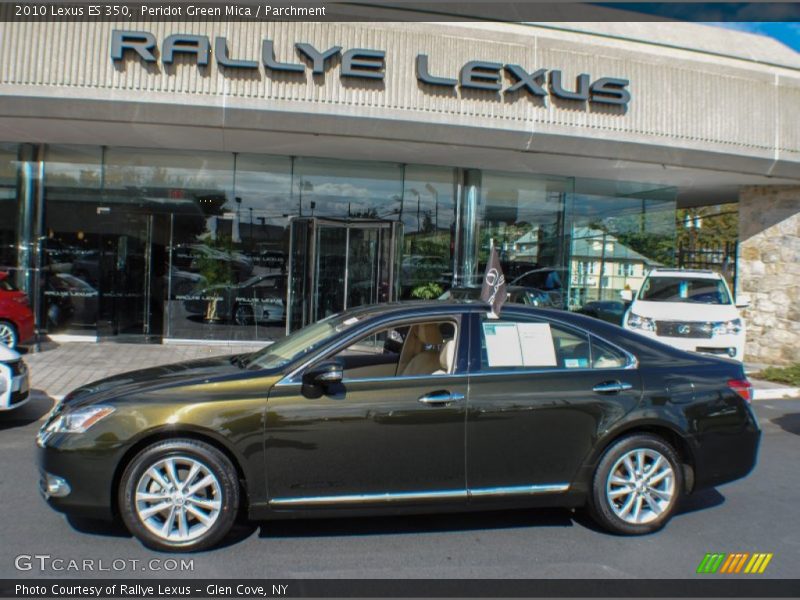 Peridot Green Mica / Parchment 2010 Lexus ES 350