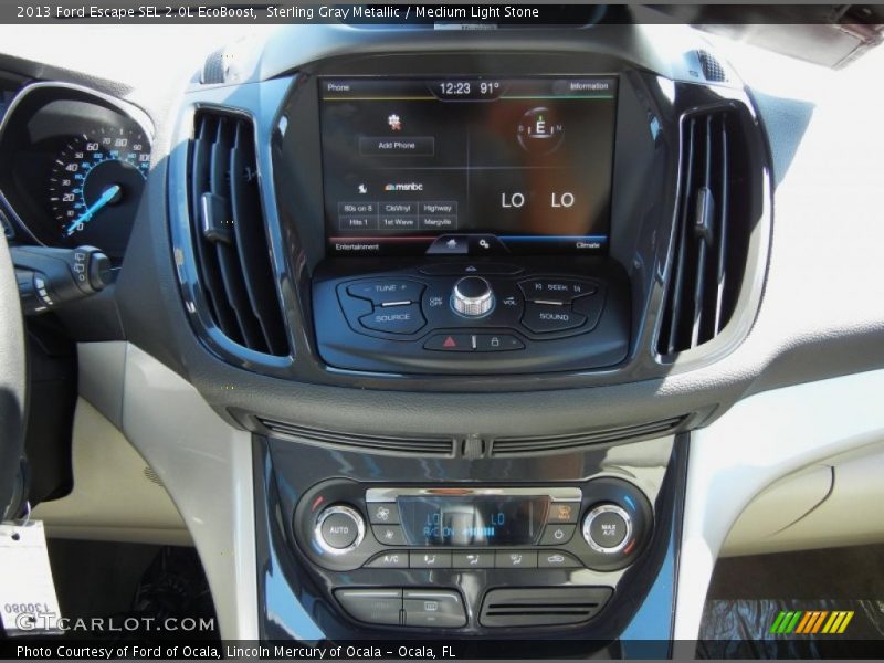Sterling Gray Metallic / Medium Light Stone 2013 Ford Escape SEL 2.0L EcoBoost