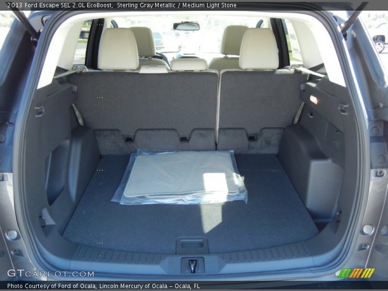 Sterling Gray Metallic / Medium Light Stone 2013 Ford Escape SEL 2.0L EcoBoost