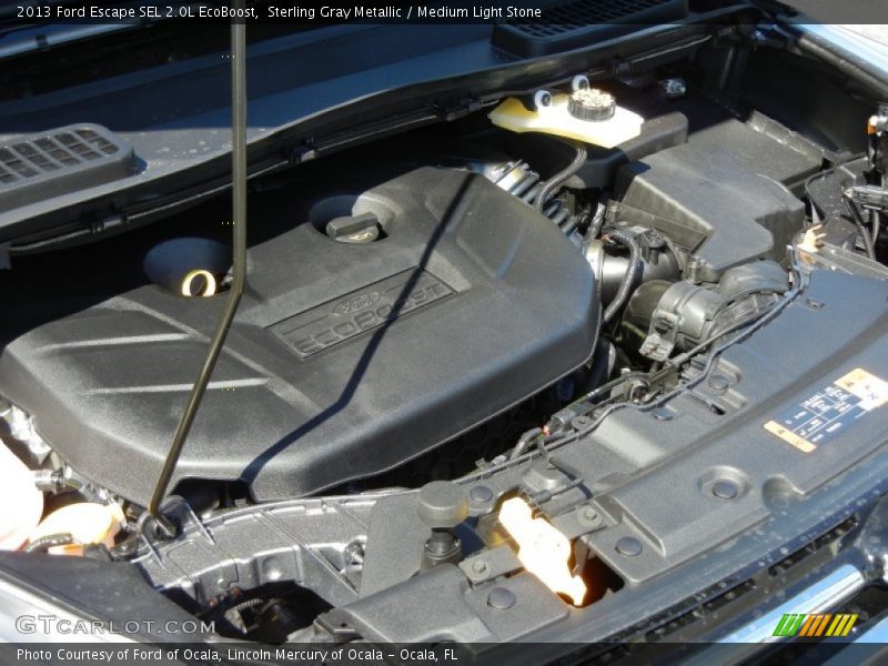 Sterling Gray Metallic / Medium Light Stone 2013 Ford Escape SEL 2.0L EcoBoost