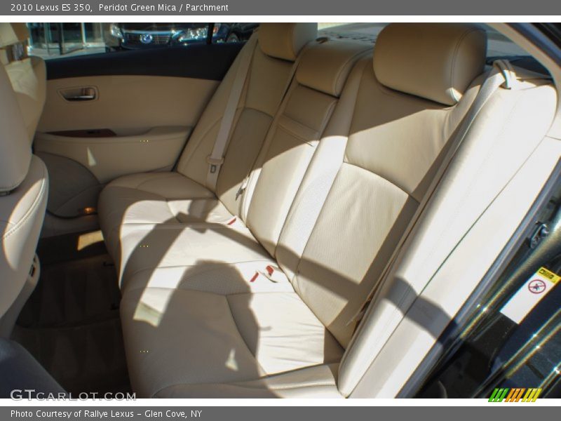 Rear Seat of 2010 ES 350
