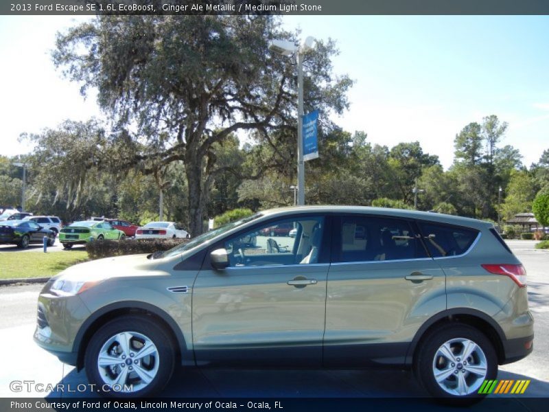 Ginger Ale Metallic / Medium Light Stone 2013 Ford Escape SE 1.6L EcoBoost