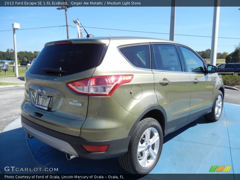 Ginger Ale Metallic / Medium Light Stone 2013 Ford Escape SE 1.6L EcoBoost