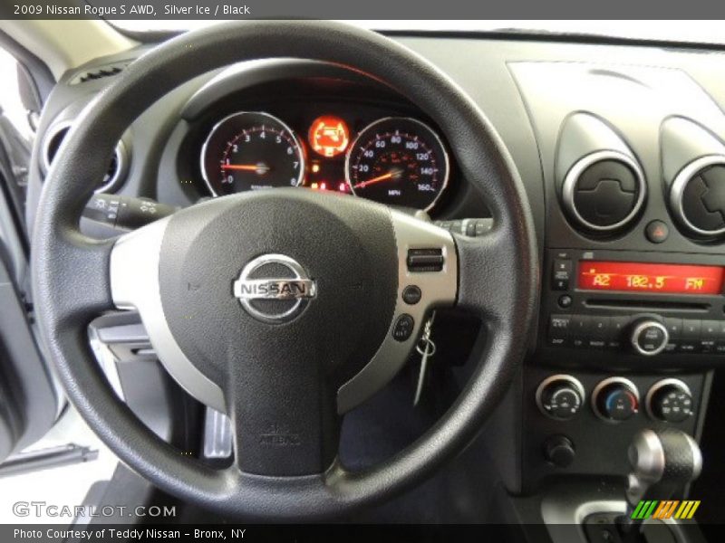 Silver Ice / Black 2009 Nissan Rogue S AWD