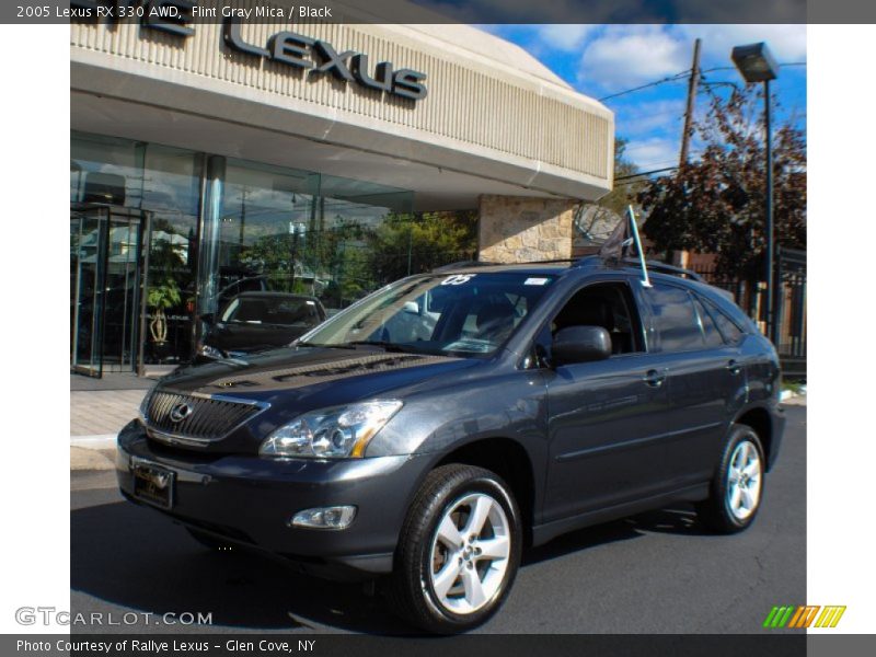 Flint Gray Mica / Black 2005 Lexus RX 330 AWD
