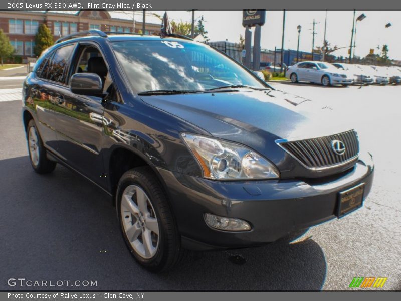 Flint Gray Mica / Black 2005 Lexus RX 330 AWD