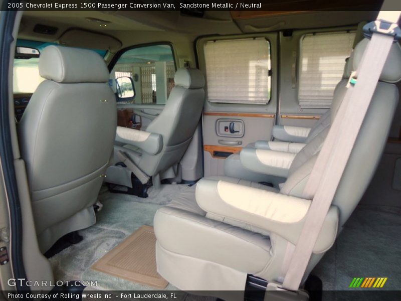 Rear Seat of 2005 Express 1500 Passenger Conversion Van