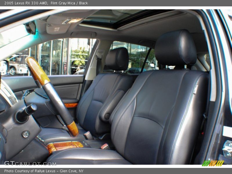 Flint Gray Mica / Black 2005 Lexus RX 330 AWD
