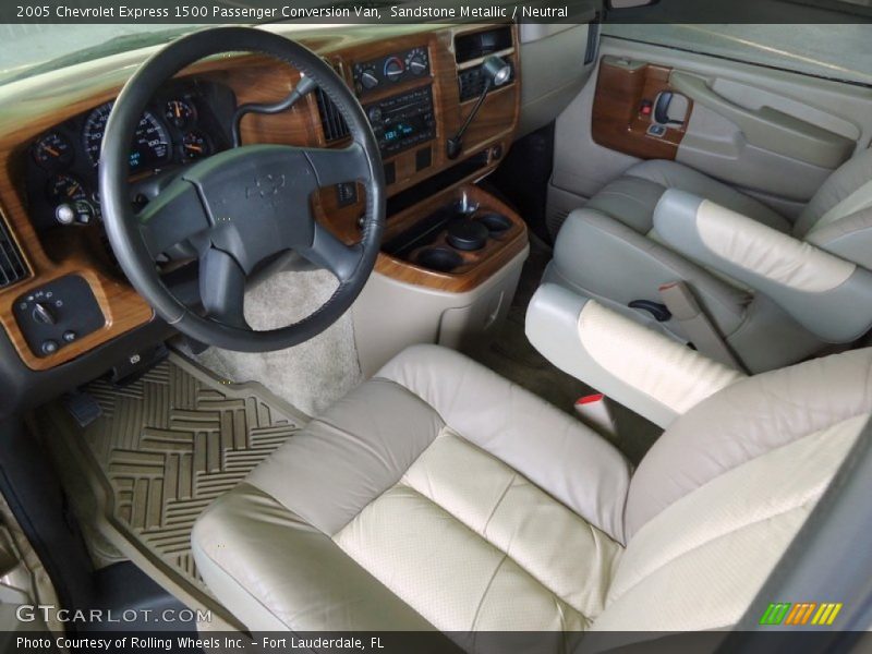 Front Seat of 2005 Express 1500 Passenger Conversion Van