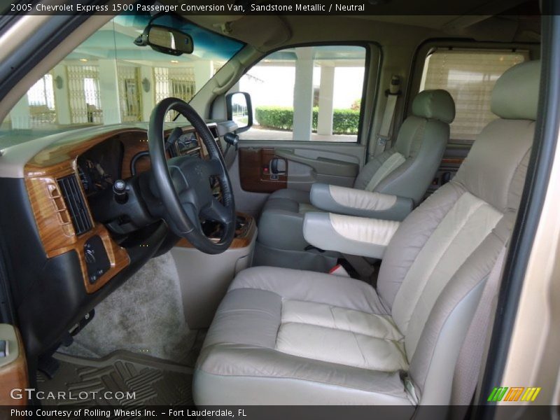 Front Seat of 2005 Express 1500 Passenger Conversion Van