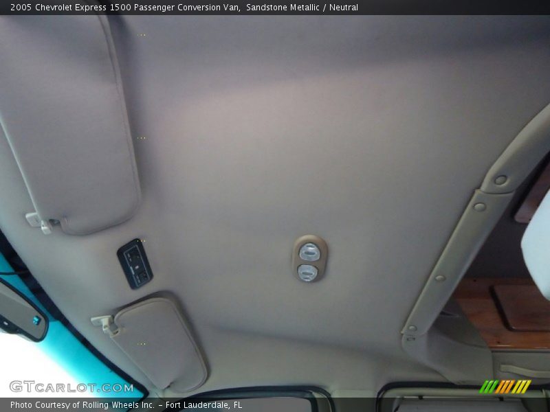 Sandstone Metallic / Neutral 2005 Chevrolet Express 1500 Passenger Conversion Van