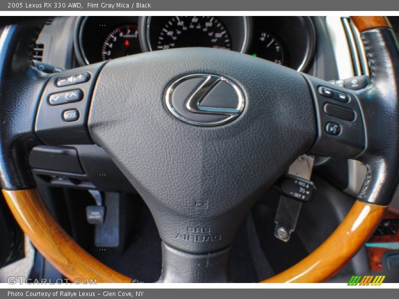 Flint Gray Mica / Black 2005 Lexus RX 330 AWD