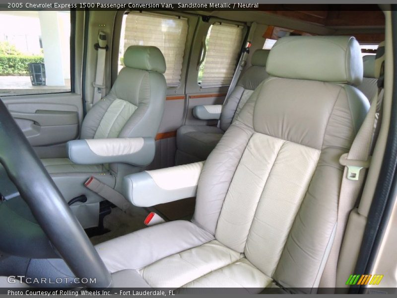 Front Seat of 2005 Express 1500 Passenger Conversion Van