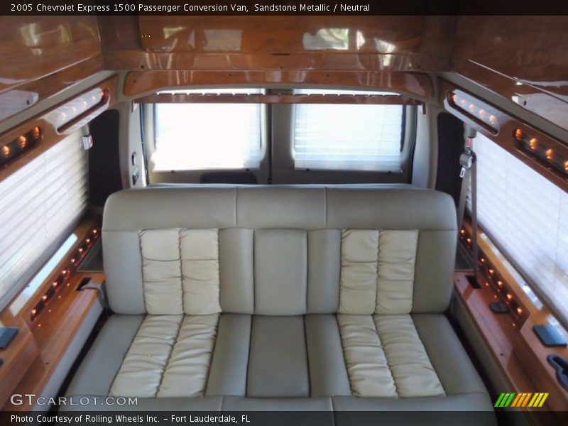 Rear Seat of 2005 Express 1500 Passenger Conversion Van