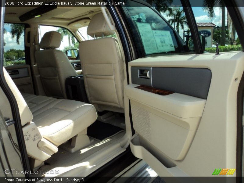 Stone Green Metallic / Camel 2008 Ford Expedition EL Eddie Bauer