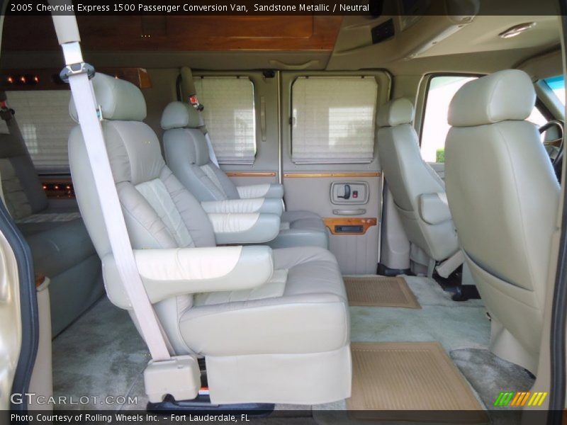 Rear Seat of 2005 Express 1500 Passenger Conversion Van