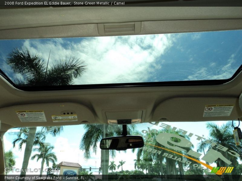 Stone Green Metallic / Camel 2008 Ford Expedition EL Eddie Bauer