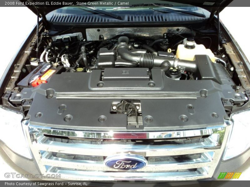 Stone Green Metallic / Camel 2008 Ford Expedition EL Eddie Bauer