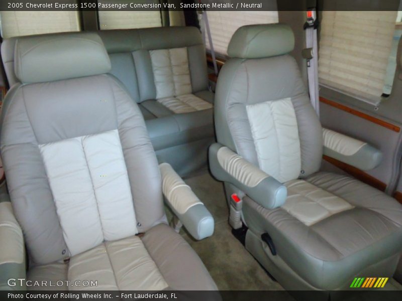 Rear Seat of 2005 Express 1500 Passenger Conversion Van