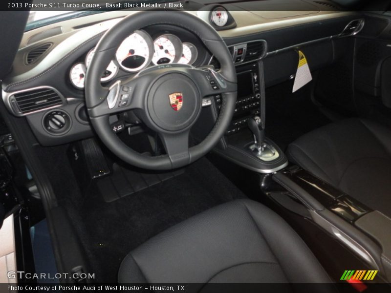 Black Interior - 2013 911 Turbo Coupe 