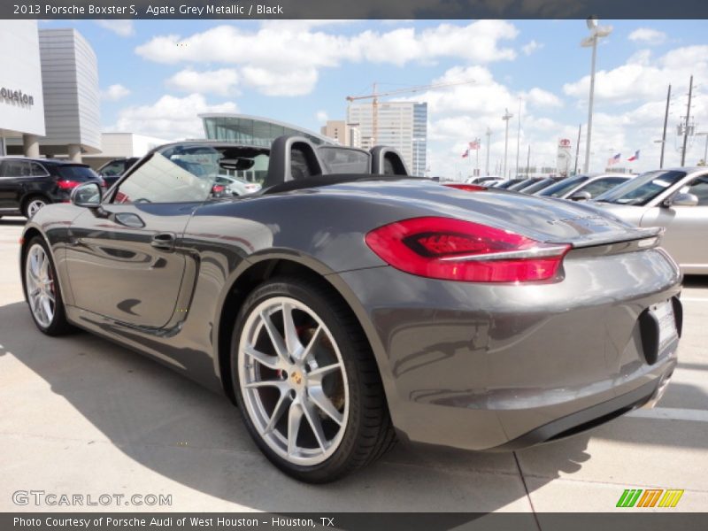 Agate Grey Metallic / Black 2013 Porsche Boxster S